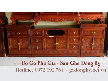 Cùng chiêm ngưỡng mẫu kệ tivi giả cổ đẹp