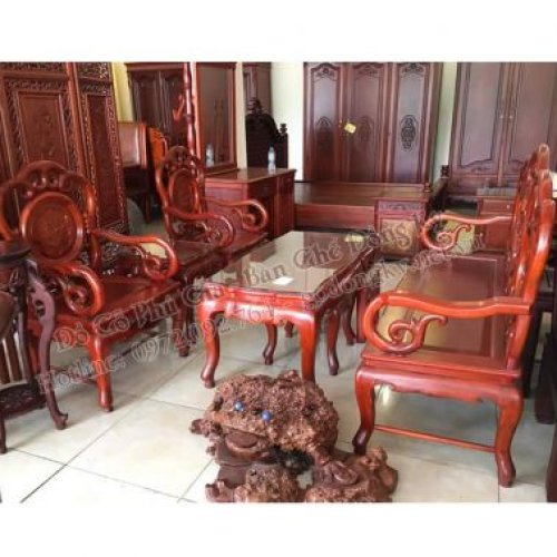 Bộ Ruột Nho 6 Món Gỗ Hương 