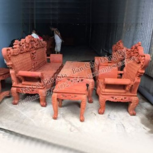 Bộ triện hoa lá tây vách chữ nho kiểu cổ 